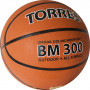Мяч баск. "TORRES BM300" арт.B02016, р.6, резина, нейлон. корд, бут. камера, темнооранж-черн