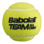 Мяч теннисный BABOLAT Team All Court,арт.501083, уп.3 шт,одобр.ITF,фетр, нат.резина,желтый