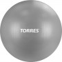 Мяч гимн. "TORRES", арт.AL122165GR, диам. 65 см, эласт. ПВХ,с защ. от взрыва, с насосом, серый