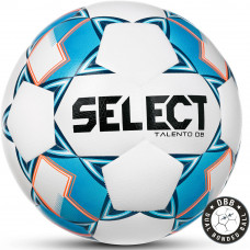 Мяч футб. "SELECT Talento DB V22" арт.0775846200-200, р.4, 32п, ПУ, руч.сш, бел-син-оранж