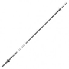 Гриф для штанги TORRES PL5032, d25мм, 180 см, сталь, замок-гайка, хром
