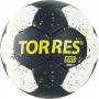 Мяч ганд. "TORRES PRO" арт.H32161, р.1, ПУ, 4 подкл. слоя, гибрид. сшивка, черно-бел-желт