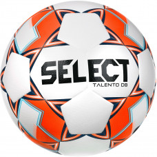Мяч футб. "SELECT Talento DB" арт.811022-600, р.4, вес 310-330г, 32п, ПУ, гибрид.сш,бело-оранж-синий
