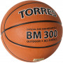 Мяч баск. "TORRES BM300" арт.B02013, р.3, резина, нейлон. корд, бут. камера, темнооранж-черн