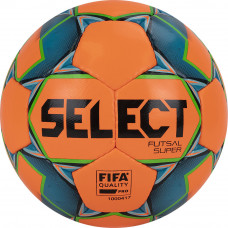 Мяч футзал. "SELECT Futsal Super FIFA" арт. 850308-662,р.4, FIFA Pro, 32пан.,ПУ,руч.сш,оранж-син-зел