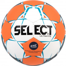 Мяч ганд. "SELECT Ultimate EHF" арт. 843208-062,Junior (р.2), EHF Appr,ПУ,руч.сш, оранжев-бело-синий