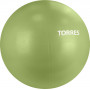 Мяч гимн. "TORRES", арт.AL122165MT, диам. 65 см, эласт. ПВХ,с защ. от взрыва, с насосом, оливковый