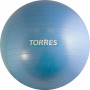 Мяч гимн. "TORRES", арт.AL121155BL, диам. 55 см, эласт. ПВХ, с защ. от взрыва,  с насосом, голубой