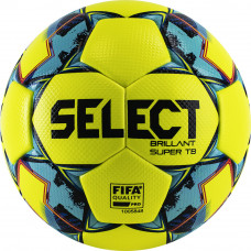 Мяч футб. "SELECT Brillant Super FIFA TB YELLOW" арт.810316-152,р.5, FIFA PRO, 32п,термосш, жел-син