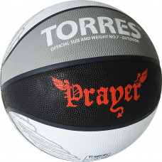 Мяч баск. "TORRES Prayer" арт.B02057, р.7, резина, нейлон.корд, бут. кам., серо-черно-красный