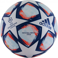 Мяч футб. "ADIDAS Finale 20 Lge" арт. FS0256, р.5, ТПУ, 32 пан., термош, бело-синий Мяч футб. "ADIDAS Finale 20 Lge" арт. FS0256, р.5, ТПУ, 32 пан., термош, бело-синий