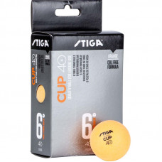 Мяч для настольного тенниса Stiga Cup ABS 1110-2503-06,  диам.40+ 6 шт.