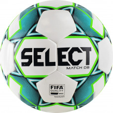 Мяч футб. "SELECT Match DВ FIFA" арт.814020-004,р.5, FIFA PRO, 32п, ПУ, гибр.сш., бело-зел-черн