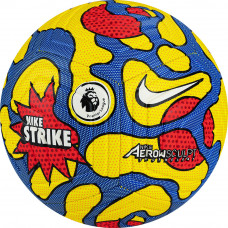 Мяч футб. "NIKE Premier League Strike" арт.DC2210-710,р.4,12 панелей, ПУ, маш.сш, желто-синий