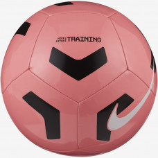 Мяч футб. "NIKE Pitch Training", арт.CU8034-675, р.5, 12 п,гл.ТПУ, маш. сш, бут. кам, розово-черный