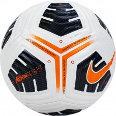 Мяч футб. "NIKE Academy Pro Ball", арт.CU8038-101, р.5, ПУ, FIFA Quality, 4панели, маш. сш, бел-оран