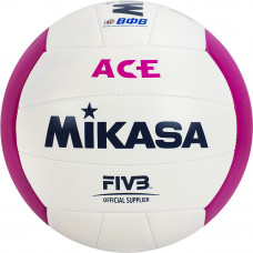 Мяч вол. пляжн. "MIKASA VXS-ACE3" синт.кожа (ТПУ), маш. сш, р. 5, бело-розовый Мяч вол. пляжн. "MIKASA VXS-ACE3" синт.кожа (ТПУ), маш. сш, р. 5, бело-розовый