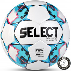Мяч футб. "SELECT Brillant Super TB V21" арт.810316-102,р.5, FIFA,ПУ микрофиб,термосш,бел-гол