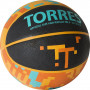 Мяч баск. "TORRES TT" арт. B02125,  р.5, резина, нейлон. корд, бут. кам., черный-мультиколор