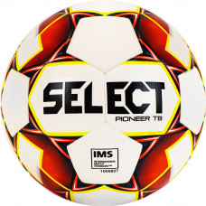 Мяч футб. "SELECT Pioneer TB" арт.810221-274, р.5, IMS, 32 пан, гл.ПУ, термосш, бело-красно-желтый