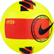 Мяч футб. "NIKE Pitch", арт.DC2380-702, р.4, 12 панелей, ТПУ, маш. сш, желто-красный